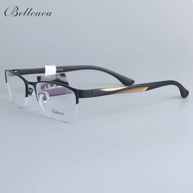 Bellcaca Spectacle Frame Men Eyeglasses Nerd Computer Optical Prescription Clear Lens Glasses Frame For Male Eyewear 12001