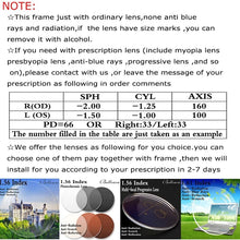 Load image into Gallery viewer, Bellcaca Spectacle Frame Men Eyeglasses Nerd Computer Optical Prescription Clear Lens Glasses Frame For Male Eyewear 12001