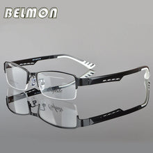 Load image into Gallery viewer, Belmon Spectacle Frame Men Eyeglasses Korean Nerd Computer Prescription Optical For Male Eyewear Clear Lens Glasses Frame RS050