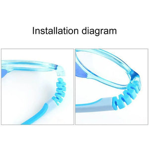 Bicolor Children Anti-Slip Replacement Leg Spectacle Frame Glasses Arm Eyewear Accessories