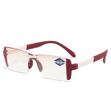 Load image into Gallery viewer, Bifocal Reading Glasses Presbyopic Glasses Far and Near Eyewear +1.0 To +4.0 Anti-blue Light Mens Glasses Transparent