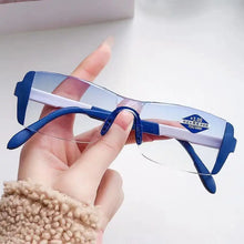 Load image into Gallery viewer, Bifocal Reading Glasses Presbyopic Glasses Far and Near Eyewear +1.0 To +4.0 Anti-blue Light Mens Glasses Transparent