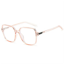 Carica l&#39;immagine nel visualizzatore di Gallery, Big Frame Anti-UV Blue Rays Glasses Retro PC Vision Care Flat Mirror Eyewear Ultra-light Myopia Glasses Frame Women Men