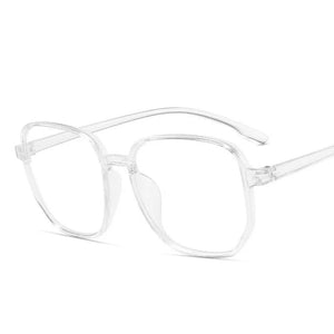 Big Frame Square Anti-blue Light Glasses Frame Oversized Optical Glasses Computer Eyewear Frame For Women&Men Square Eyeglasses