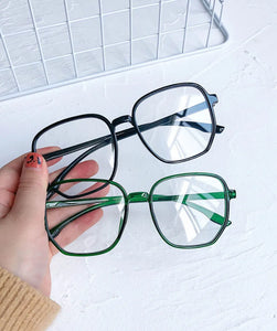 Big Frame Square Anti-blue Light Glasses Frame Oversized Optical Glasses Computer Eyewear Frame For Women&Men Square Eyeglasses