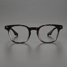 Carica l&#39;immagine nel visualizzatore di Gallery, Big-faced Men&#39;s Glasses Frame Handmade Japanese Plate Box Women&#39;s Glasses Frame Tortoise Shell Retro Style with Myopia.