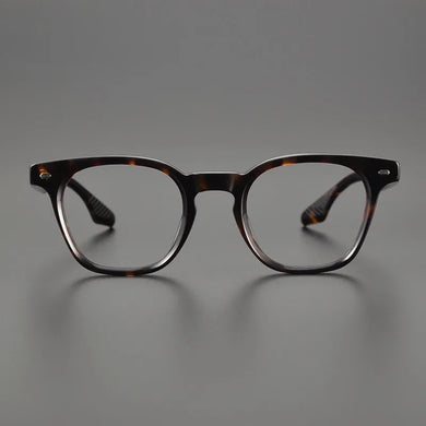 Big-faced Men's Glasses Frame Handmade Japanese Plate Box Women's Glasses Frame Tortoise Shell Retro Style with Myopia.