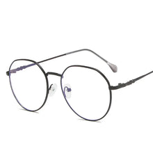 Load image into Gallery viewer, Black Glasses Mobile Phone Glasses Radiation Blue Light Men's Flat Mirror Computer Glasses Anti Blue Ray Glasses Clear