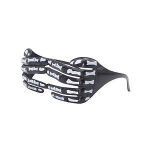 Black Gold Fingers Glasses Festival Sunglasses Men Women One Piece Silver Bar for Party Cosplay Steampunk Sun Glasses