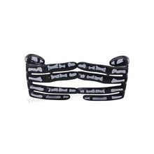 Carica l&#39;immagine nel visualizzatore di Gallery, Black Gold Fingers Glasses Festival Sunglasses Men Women One Piece Silver Bar for Party Cosplay Steampunk Sun Glasses