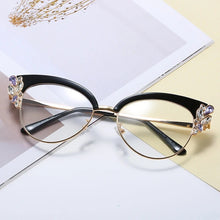 Load image into Gallery viewer, Blue Light Blocking Glasses Women Retro Cat Eye Optical Frames Men Prescription Reading Glasses Clear Lens Spectale Eyeglasses