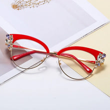 Load image into Gallery viewer, Blue Light Blocking Glasses Women Retro Cat Eye Optical Frames Men Prescription Reading Glasses Clear Lens Spectale Eyeglasses