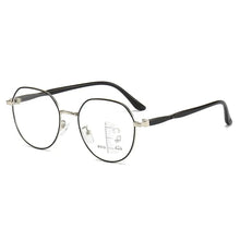 Load image into Gallery viewer, Blue Ray Blocking Anti-Blue Light Reading Glasses Eye Protection Progressive Near Far Hyperopia Glasses Metal Multifocal