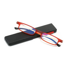 Load image into Gallery viewer, Blue Ray Blocking Anti-Blue Light Reading Glasses Folding Portable Hyperopia Glasses Ultralight Eye Protection