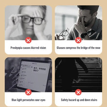 Load image into Gallery viewer, Blue Ray Blocking Anti-Blue Light Reading Glasses Photochromic Eye Protection Hyperopia Glasses Ultralight Sports