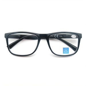 Blue light blocking Reading Glasses Big Head Men Rectangle Oversized Readers Eyeglasses Women Spring Hinge Clear Vision +1.0~4.0