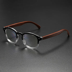 Brand  Handmade Natural Wooden Eyeglasses Frame Women Men Square Anti Blue Light Spectacles Myopia Prescription Glasses