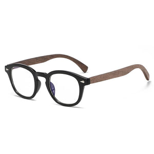 Brand  Handmade Natural Wooden Eyeglasses Frame Women Men Square Anti Blue Light Spectacles Myopia Prescription Glasses