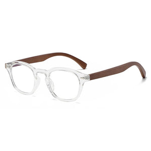 Brand  Handmade Natural Wooden Eyeglasses Frame Women Men Square Anti Blue Light Spectacles Myopia Prescription Glasses