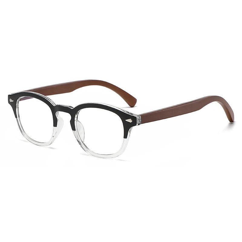 Brand  Handmade Natural Wooden Eyeglasses Frame Women Men Square Anti Blue Light Spectacles Myopia Prescription Glasses