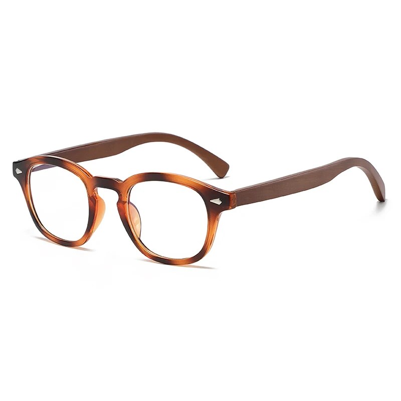 Brand  Handmade Natural Wooden Eyeglasses Frame Women Men Square Anti Blue Light Spectacles Myopia Prescription Glasses