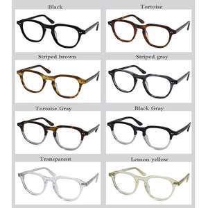 Brand Design Acetate Glasses Frame Men Square Prescription Eyeglasses Women Male Nerd Myopia Optical Clear Spectacles Eyewear