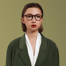 Load image into Gallery viewer, Brand Design Acetate Glasses Frame Men Square Prescription Eyeglasses Women Male Nerd Myopia Optical Clear Spectacles Eyewear