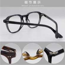 Load image into Gallery viewer, Brand Design Acetate Glasses Frame Men Square Prescription Eyeglasses Women Male Nerd Myopia Optical Clear Spectacles Eyewear