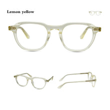 Load image into Gallery viewer, Brand Design Acetate Glasses Frame Men Square Prescription Eyeglasses Women Male Nerd Myopia Optical Clear Spectacles Eyewear