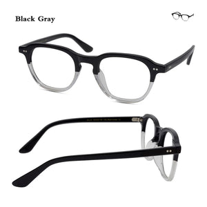 Brand Design Acetate Glasses Frame Men Square Prescription Eyeglasses Women Male Nerd Myopia Optical Clear Spectacles Eyewear