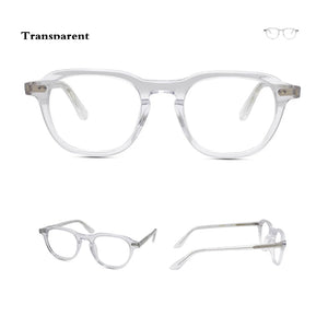 Brand Design Acetate Glasses Frame Men Square Prescription Eyeglasses Women Male Nerd Myopia Optical Clear Spectacles Eyewear
