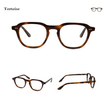 Load image into Gallery viewer, Brand Design Acetate Glasses Frame Men Square Prescription Eyeglasses Women Male Nerd Myopia Optical Clear Spectacles Eyewear