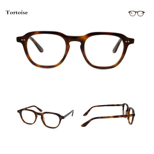 Brand Design Acetate Glasses Frame Men Square Prescription Eyeglasses Women Male Nerd Myopia Optical Clear Spectacles Eyewear