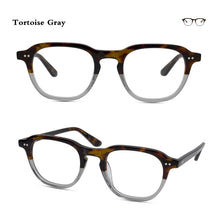 Load image into Gallery viewer, Brand Design Acetate Glasses Frame Men Square Prescription Eyeglasses Women Male Nerd Myopia Optical Clear Spectacles Eyewear