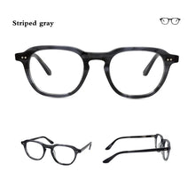 Load image into Gallery viewer, Brand Design Acetate Glasses Frame Men Square Prescription Eyeglasses Women Male Nerd Myopia Optical Clear Spectacles Eyewear