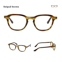 Load image into Gallery viewer, Brand Design Acetate Glasses Frame Men Square Prescription Eyeglasses Women Male Nerd Myopia Optical Clear Spectacles Eyewear