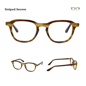 Brand Design Acetate Glasses Frame Men Square Prescription Eyeglasses Women Male Nerd Myopia Optical Clear Spectacles Eyewear