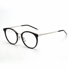 Load image into Gallery viewer, Brand Design Alloy Acetate Glasses Frame Men Women Vintage Round Prescription Eyeglasses Frame tb911 Myopia Optical Eyewear