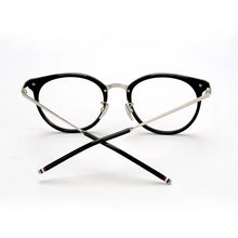 Load image into Gallery viewer, Brand Design Alloy Acetate Glasses Frame Men Women Vintage Round Prescription Eyeglasses Frame tb911 Myopia Optical Eyewear