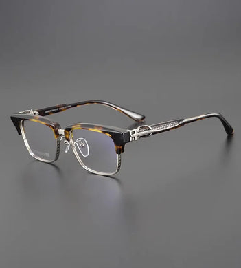 Brand Design Handmade Acetate Eyeglasses Frame Vintage Men Optical Eyewear Top Quality Prescription Retro Glasses Women