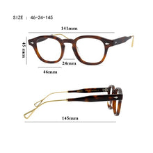Load image into Gallery viewer, Brand Design   Acetate Johnny Depp Glasses Men Women Retro Vintage Transparent Optical Myopia Prescription Eyewear