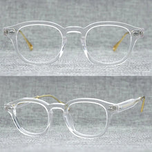 Load image into Gallery viewer, Brand Design   Acetate Johnny Depp Glasses Men Women Retro Vintage Transparent Optical Myopia Prescription Eyewear