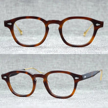 Load image into Gallery viewer, Brand Design   Acetate Johnny Depp Glasses Men Women Retro Vintage Transparent Optical Myopia Prescription Eyewear