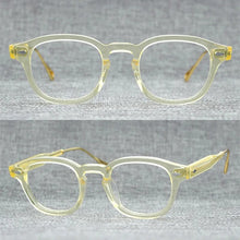 Load image into Gallery viewer, Brand Design   Acetate Johnny Depp Glasses Men Women Retro Vintage Transparent Optical Myopia Prescription Eyewear
