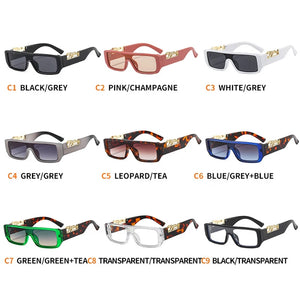 Brand Design Women Small Square Sunglasses Luxury Rectangle Unique Sun Glasses Female Lady Eyeglass Shades Goggles UV400