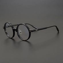 Load image into Gallery viewer, Brand Designer Acetate Glasses Frame Men Large Size Retro Round Handmade Eyeglasses Women Myopia Spectacles Eyewear