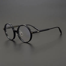 Load image into Gallery viewer, Brand Designer Acetate Glasses Frame Men Large Size Retro Round Handmade Eyeglasses Women Myopia Spectacles Eyewear