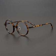 Load image into Gallery viewer, Brand Designer Acetate Glasses Frame Men Large Size Retro Round Handmade Eyeglasses Women Myopia Spectacles Eyewear
