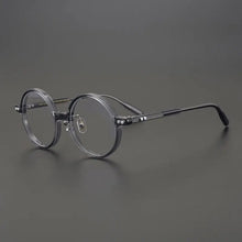 Load image into Gallery viewer, Brand Designer Acetate Glasses Frame Men Large Size Retro Round Handmade Eyeglasses Women Myopia Spectacles Eyewear