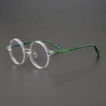 Load image into Gallery viewer, Brand Designer Acetate Glasses Frame Men Large Size Retro Round Handmade Eyeglasses Women Myopia Spectacles Eyewear
